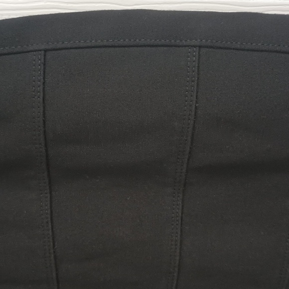 WHITE HOUSE BLACK MARKET PONTE BODY CON BLACK MINI PENCIL SKIRT 8 FULLY LINED - Picture 3 of 11